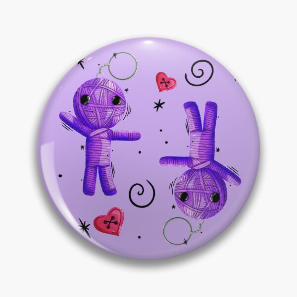 Item preview, Purple voodoo string doll designed and sold by BenJaminArtCo.