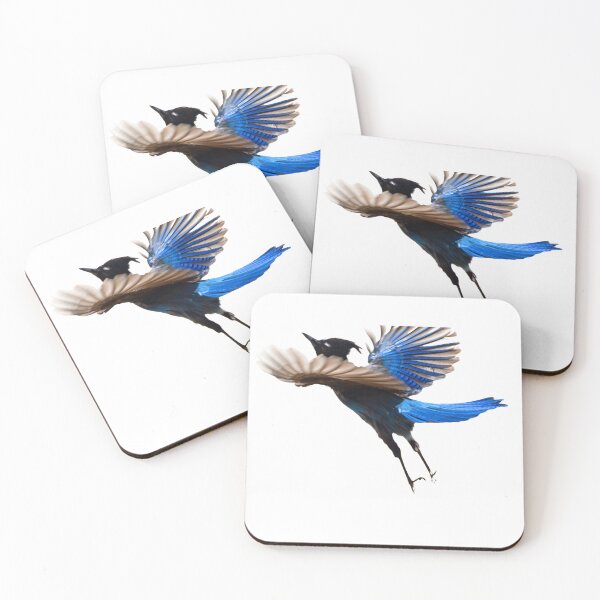 Item preview, Steller's Jay flying designed and sold by RickClarkPhotos.