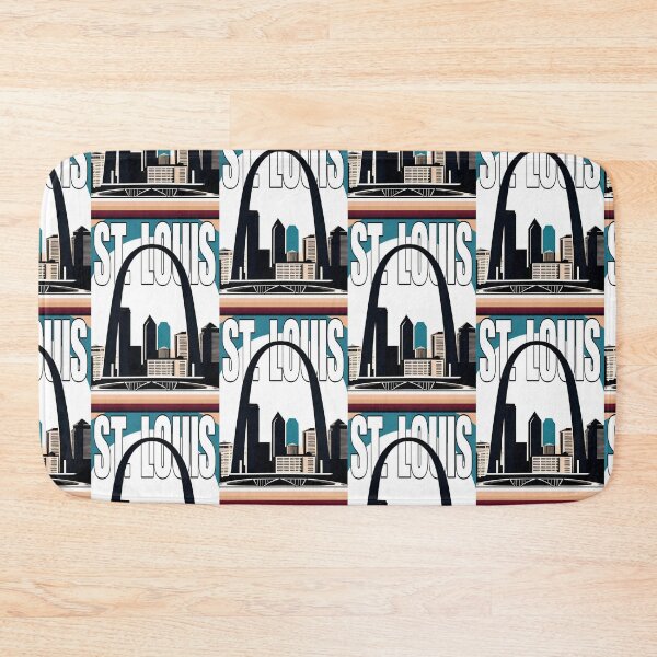 Item preview, St Louis, Missouri Skyline Gateway Arch Illustration Travel Art designed and sold by jessephotoart.