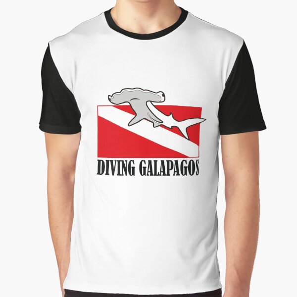 Item preview,  Galapagos Diving with Hammerhead Shark designed and sold by leeloolook.