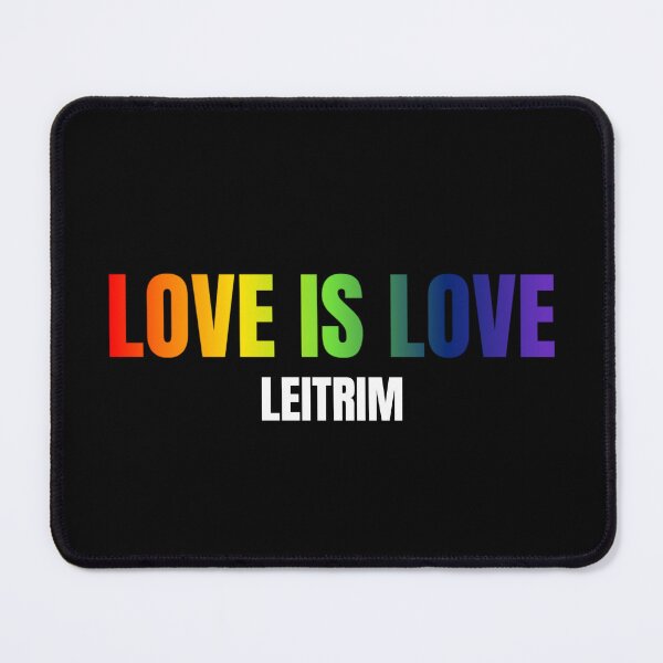 Item preview, Leitrim Love is Love t-shirt, Rainbow color pride LGBTQ graphic t-shirt, Pride unisex t-shirt, pride outfit ideas, pride month tees, designed and sold by PrideBeProud.