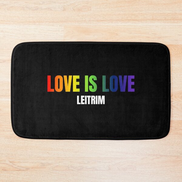 Item preview, Leitrim Love is Love t-shirt, Rainbow color pride LGBTQ graphic t-shirt, Pride unisex t-shirt, pride outfit ideas, pride month tees, designed and sold by PrideBeProud.