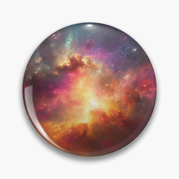 Item preview, Vibrant galaxy unfolds above a serene, misty landscape, stars and nebulae painting the sky with radiant hues designed and sold by homydesign.
