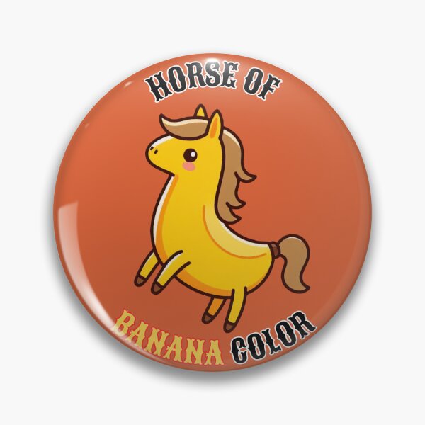 Item preview, Horse of banana color - cute banana horse designed and sold by Funny-Banana.