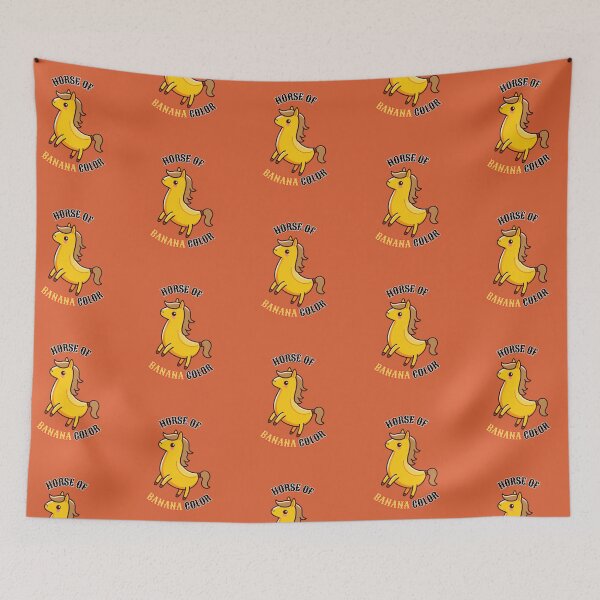Item preview, Horse of banana color - cute banana horse designed and sold by Funny-Banana.
