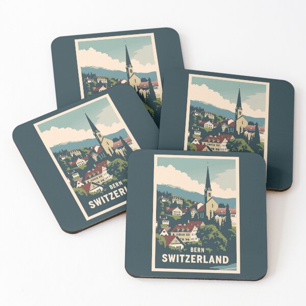 Item preview, A Vintage Travel Illustration of Bern - Switzerland  designed and sold by GoodOldVintage.