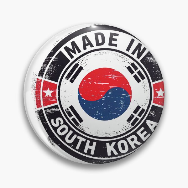 Item preview, Made in South Korea: Emblem of Excellence and Innovation designed and sold by Gold Turtle  Lina.
