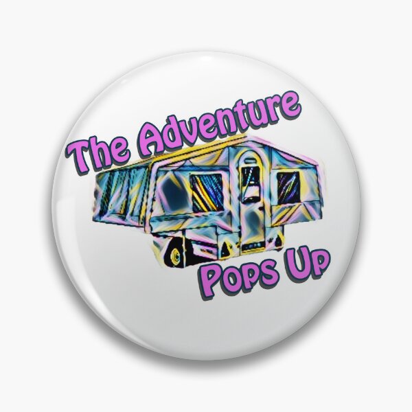 Item preview, The Adventure Pops Up Neon Trailer Tent designed and sold by BeccaAelishe.