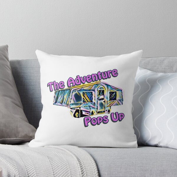 Item preview, The Adventure Pops Up Neon Trailer Tent designed and sold by BeccaAelishe.