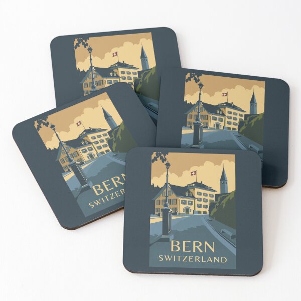 Item preview, A Vintage Travel Illustration of Bern - Switzerland  designed and sold by GoodOldVintage.