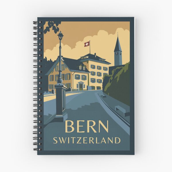 Artikelvorschau, Eine Vintage-Reiseillustration von Bern - Schweiz entworfen und verkauft von GoodOldVintage.