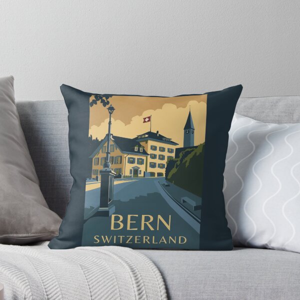 Item preview, A Vintage Travel Illustration of Bern - Switzerland  designed and sold by GoodOldVintage.