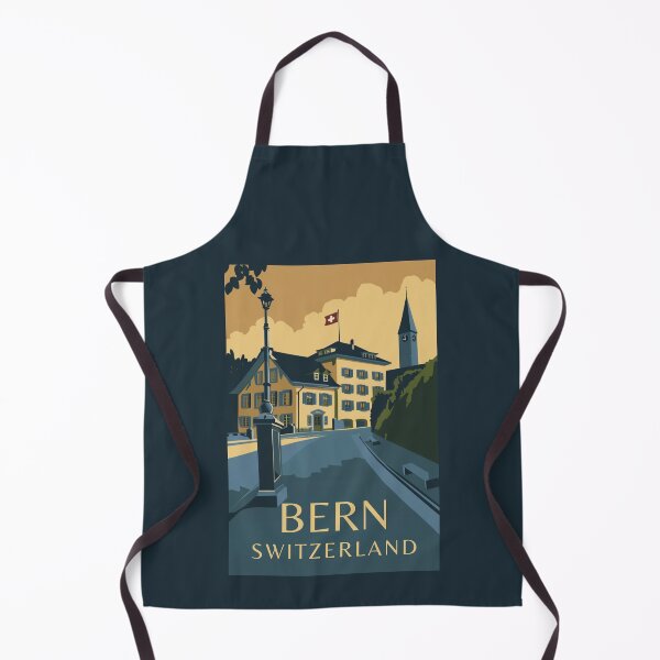 Item preview, A Vintage Travel Illustration of Bern - Switzerland  designed and sold by GoodOldVintage.