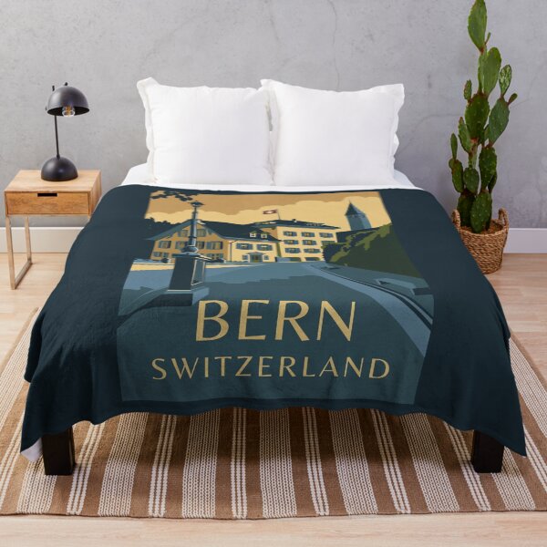 Item preview, A Vintage Travel Illustration of Bern - Switzerland  designed and sold by GoodOldVintage.