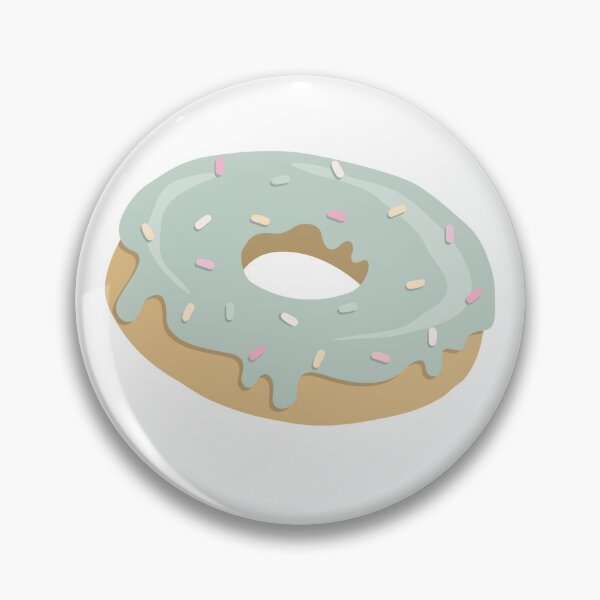 Item preview, Cute donut isolated clipart, donut with mint icing and colorful sprinkles designed and sold by GorXena.