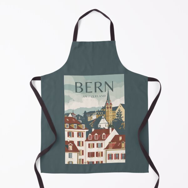 Item preview, A Vintage Travel Illustration of Bern - Switzerland  designed and sold by GoodOldVintage.