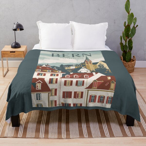 Item preview, A Vintage Travel Illustration of Bern - Switzerland  designed and sold by GoodOldVintage.