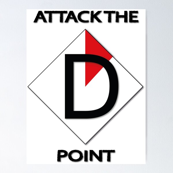 Item preview, ATTACK THE D POINT! designed and sold by WhatTunder.
