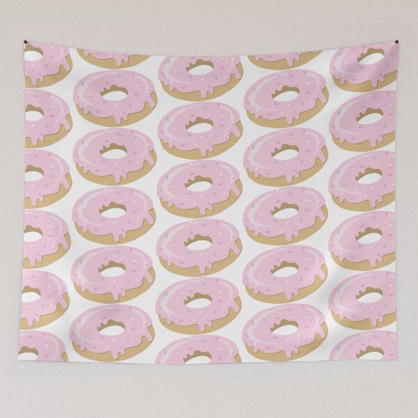 Item preview, Cute donut isolated clipart, donut with pink icing and colorful sprinkles designed and sold by GorXena.