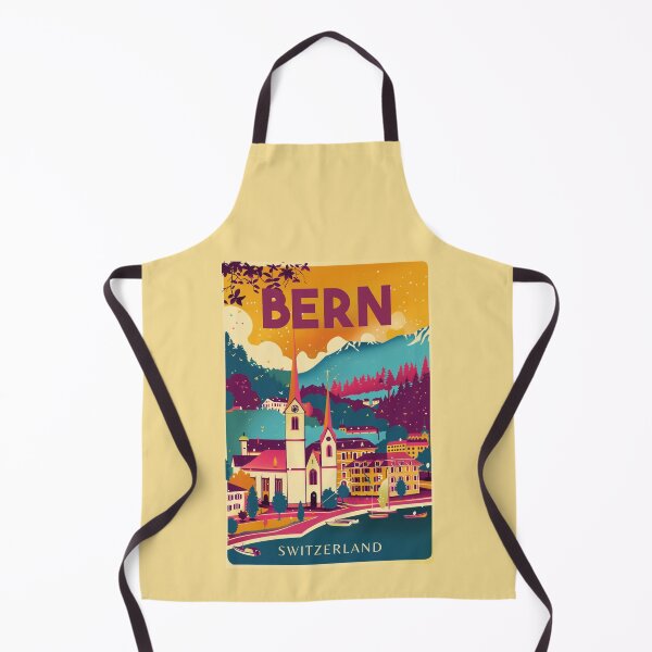 Item preview, A Vintage Travel Illustration of Bern - Switzerland  designed and sold by GoodOldVintage.