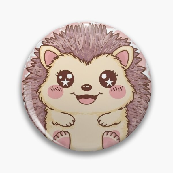 Artikelvorschau, süßer Kawaii Igel Aufkleber entworfen und verkauft von hawtaFever.