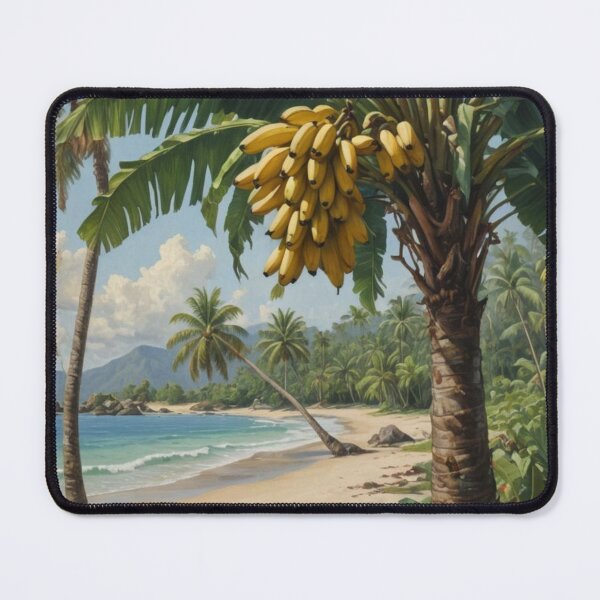 Item preview, Banana palm on a tropical beach designed and sold by seahorse crossing.