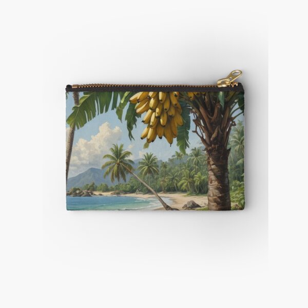 Item preview, Banana palm on a tropical beach designed and sold by seahorse crossing.
