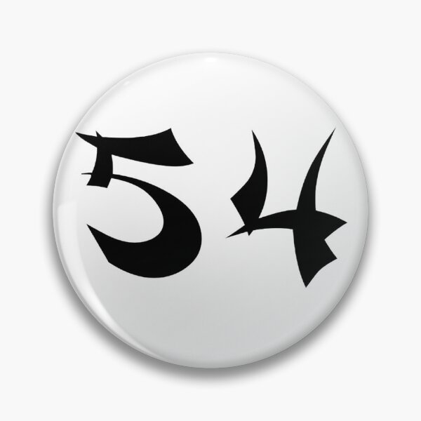 Item preview, 54, fifty-four, black, shangai designed and sold by Numbers-Art.