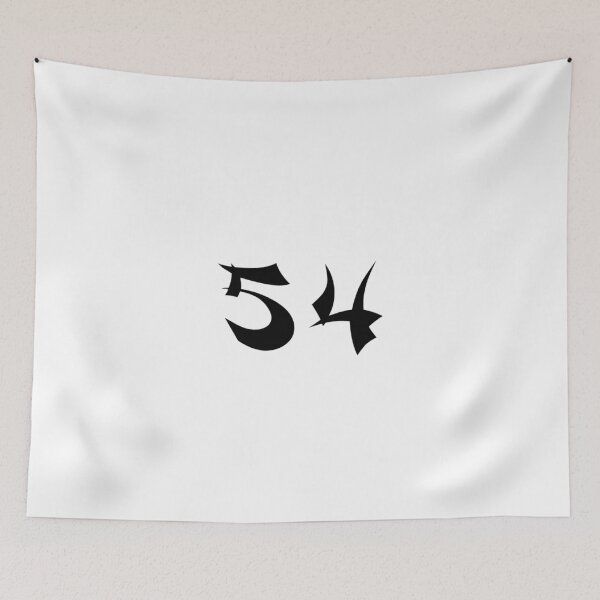 Item preview, 54, fifty-four, black, shangai designed and sold by Numbers-Art.