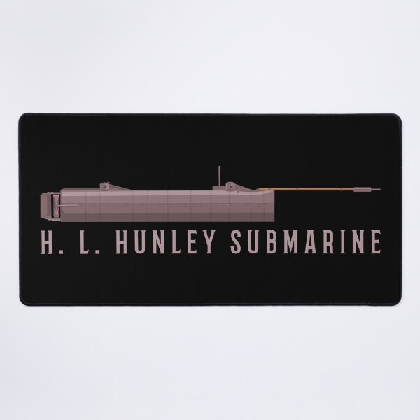 Item preview, H L Hunley Early American Experimental Submarine Diagram designed and sold by MilitaryMart.