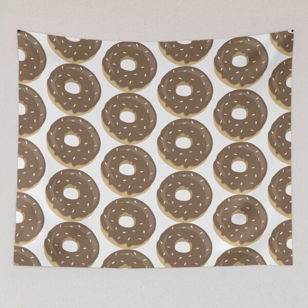 Item preview, Cute donut isolated clipart, donut with chocolate icing and colorful sprinkles designed and sold by GorXena.