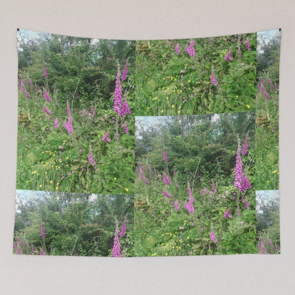 Item preview, Foxgloves hedgerow walkway designed and sold by esvb.