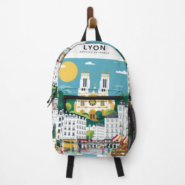 Item preview, Lyon , France . Basilica de France: Vibrant Market Day designed and sold by CARRAANN.