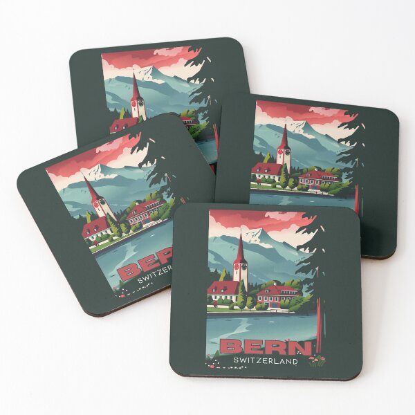 Item preview, A Vintage Travel Illustration of Bern - Switzerland  designed and sold by GoodOldVintage.