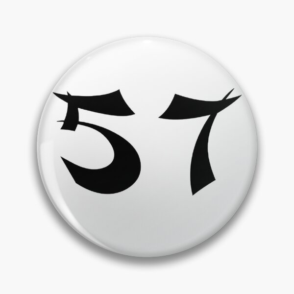 Item preview, 57, fifty-seven, black, shangai designed and sold by Numbers-Art.