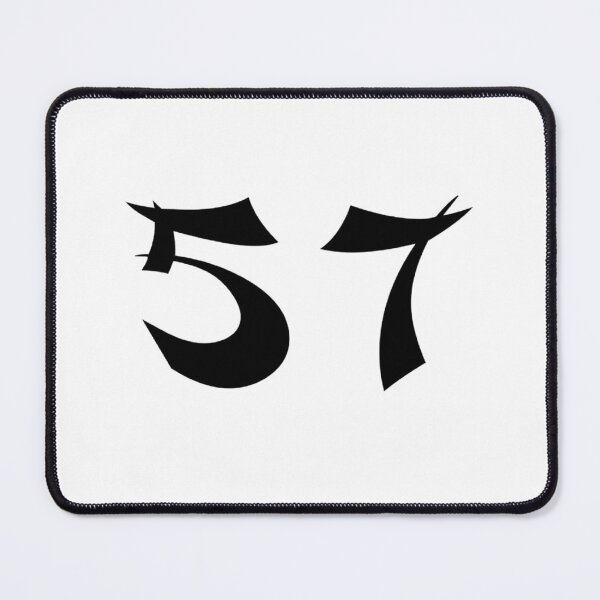Item preview, 57, fifty-seven, black, shangai designed and sold by Numbers-Art.