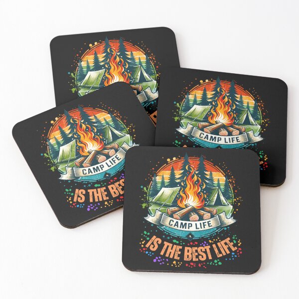 Item preview, Colorful Camp LIfe Is The Best Life designed and sold by AlienOccupation.