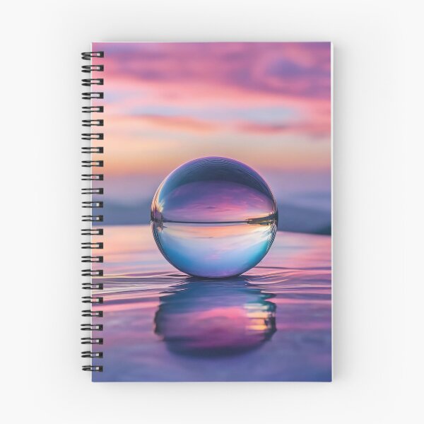 Item preview, Sunset Reflection in Crystal Sphere designed and sold by homydesign.