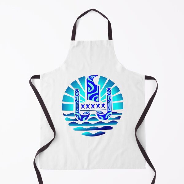 Item preview, Flag of French Polynesia (Blue) designed and sold by Nesian-Tahiti.
