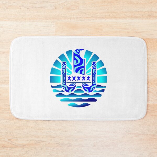 Item preview,  Flag of French Polynesia (Blue) designed and sold by Nesian-Tahiti.