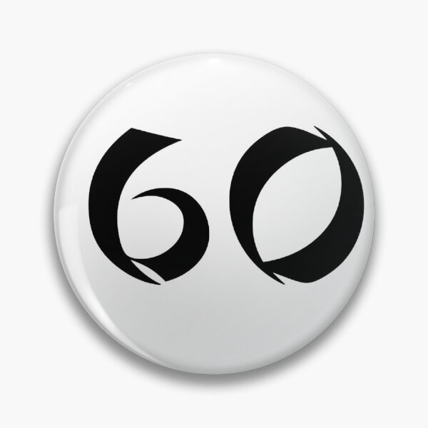 Item preview, 60, sixty, black, shangai designed and sold by Numbers-Art.
