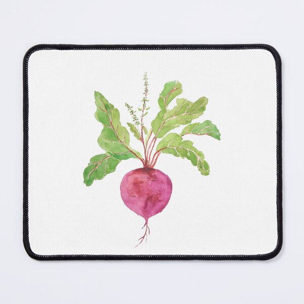 Item preview, one beetroot plants watercolor  designed and sold by ColorandColor.