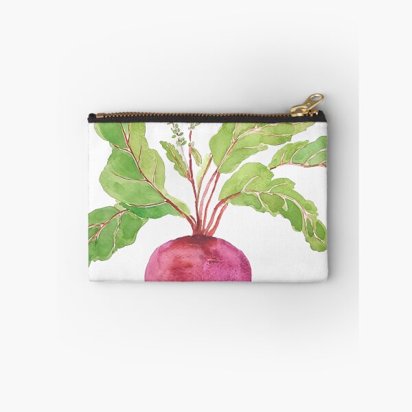 Item preview, one beetroot plants watercolor  designed and sold by SelenePaintings .