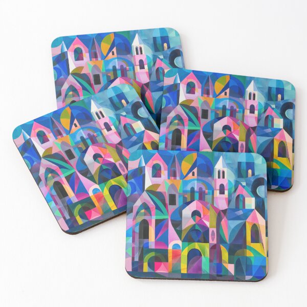 Item preview, Cubist Church  designed and sold by HarperSkye.