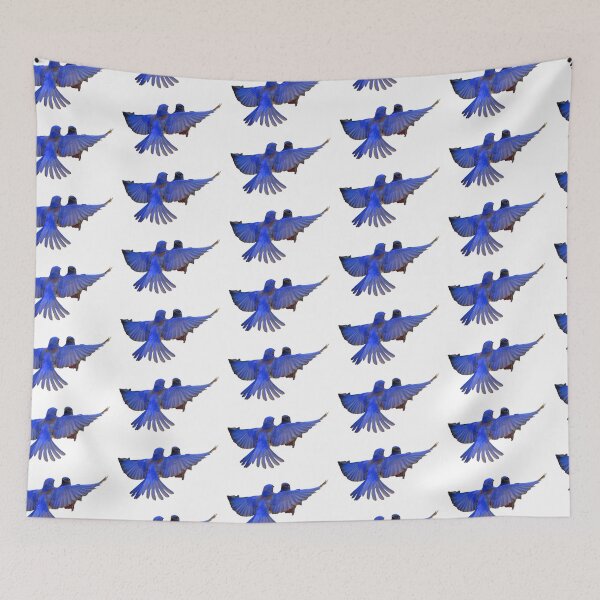 Item preview, Western Bluebirds flying designed and sold by RickClarkPhotos.