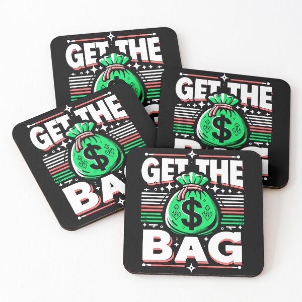 Item preview, Get The Bag Red and Green Design designed and sold by Artbyminga.