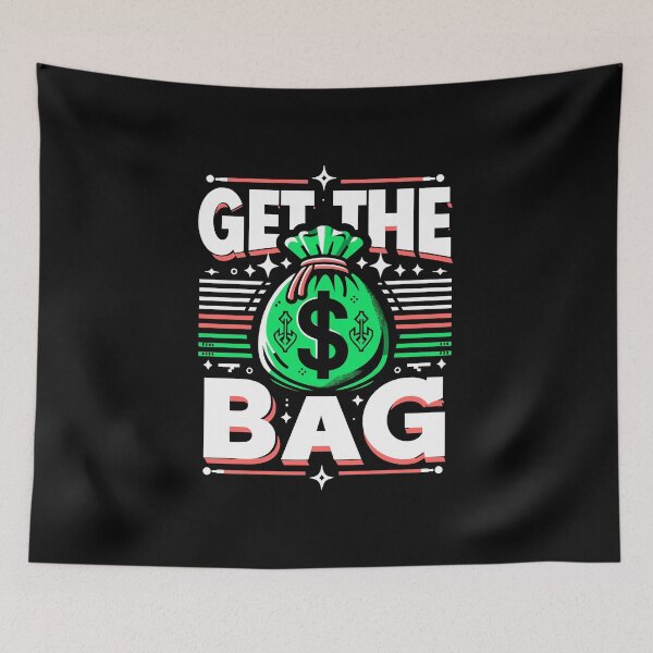 Item preview, Get The Bag Red and Green Design designed and sold by Artbyminga.