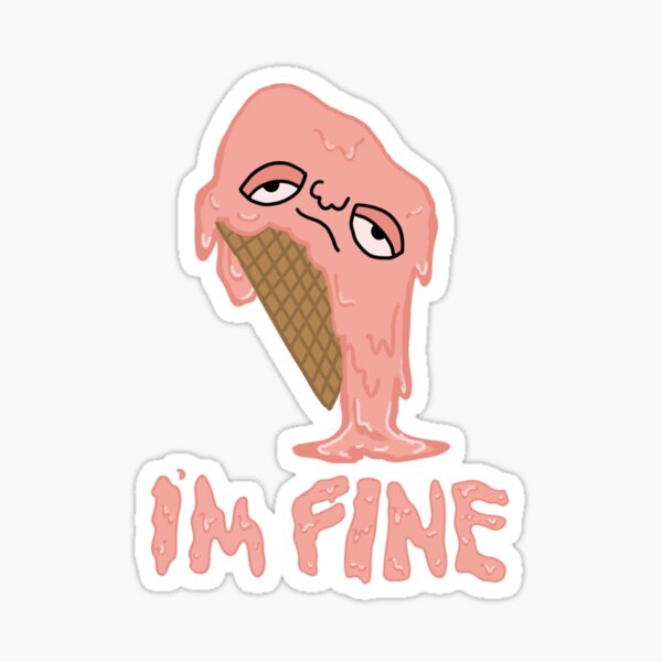 Item preview, Totally fine ice cream designed and sold by Shelby Grates.