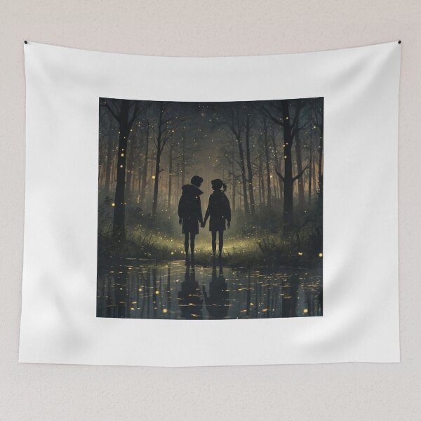 Item preview, A Couple in the Lightning Bug Woods  designed and sold by Art in Exile.
