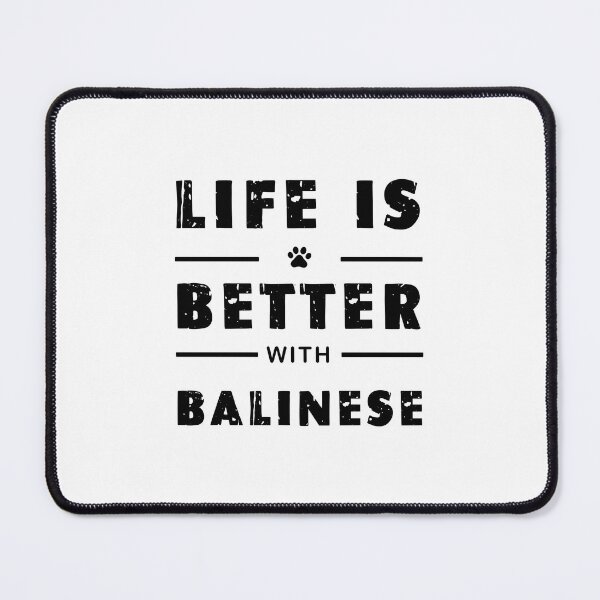 Item preview, Life is better with a Balinese cat designed and sold by artetotal.